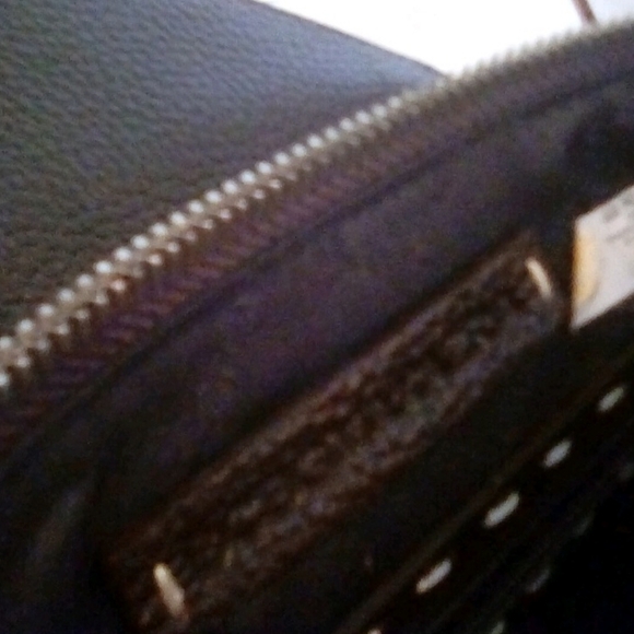 BCBGMaxAzria Black and Cream Clutch with Elegant Design